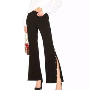Pam & Gela Wide Leg Snap Pant Size P (XS)